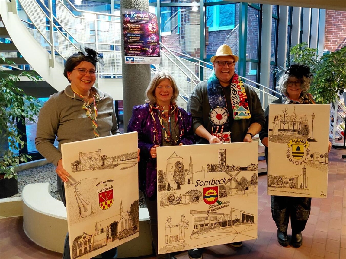 Im Rathaus fiebert man den „tollen Tagen“ bereits entgegen. Foto: Gemeinde Sonsbeck