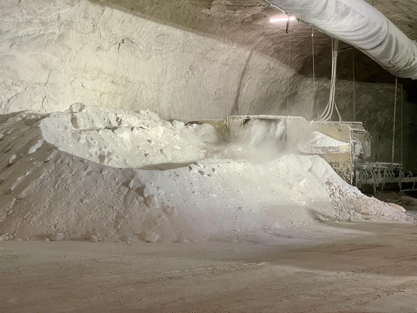 Im Salzbergwerk in Rheinberg-Borth wird unter Tage seit Jahrzehnten Salz abgebaut. NN-Archivfoto: Sabrina Peters
