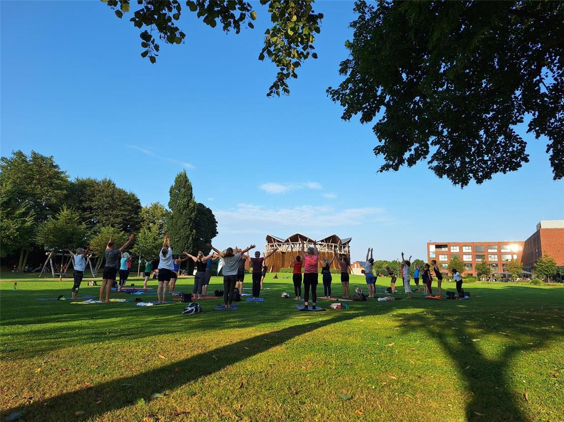 Im Solegarten St. Jakob können die Teilnehmer am Weltlachtag verschiedene Angebote nutzen. Foto: Wallfahrtsstadt Kevelaer