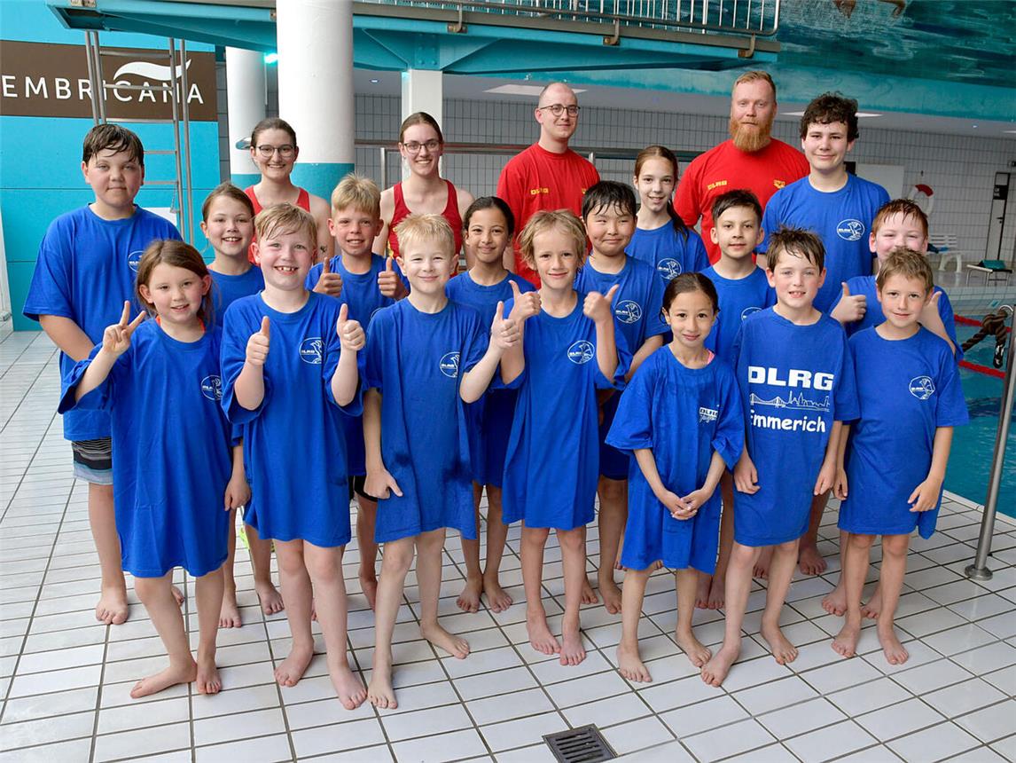 Im vergangenen Jahr verlief der Schwimmabzeichentag in Emmerich sehr erfolgreich. NN-Archivfoto: RD