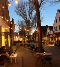 Im Zentrum von Midsland gibt es viele Restaurants und Cafés.