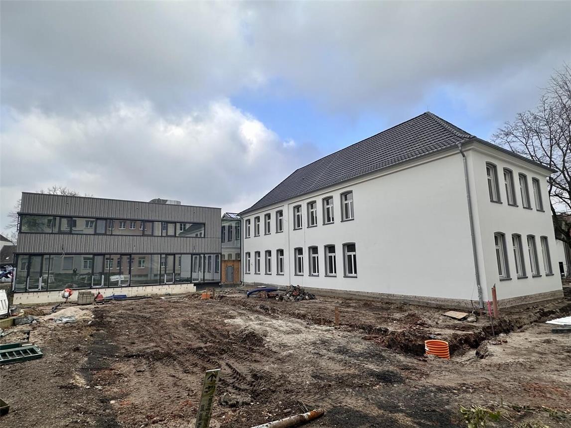 Im Zuge der Arbeiten für die „neue“ Michael-Schule wird die Hülser-Kloster-Straße für einige Tage gesperrt.Foto: Stadt Geldern/Terhorst