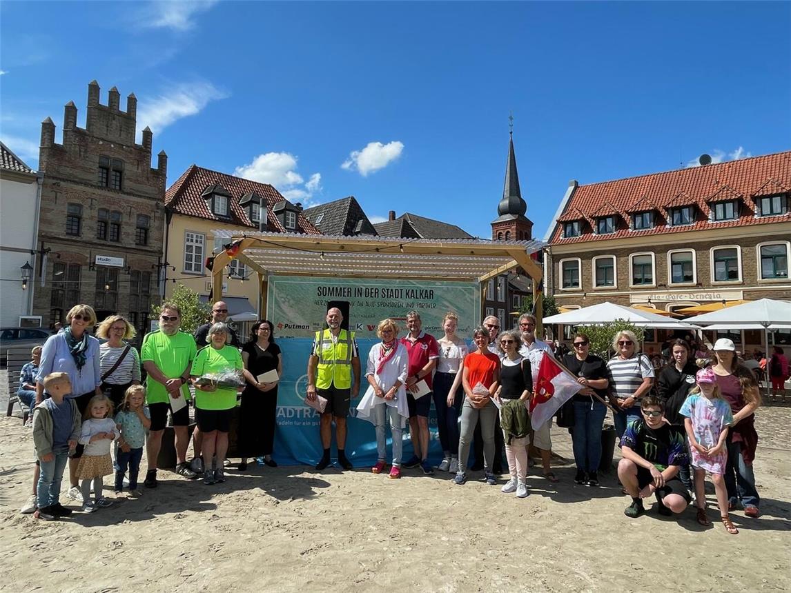 In 30 Teams radelten die Kalkarer Stadtradler über 100.000 Kilometer. Foto: Stadt Kalkar