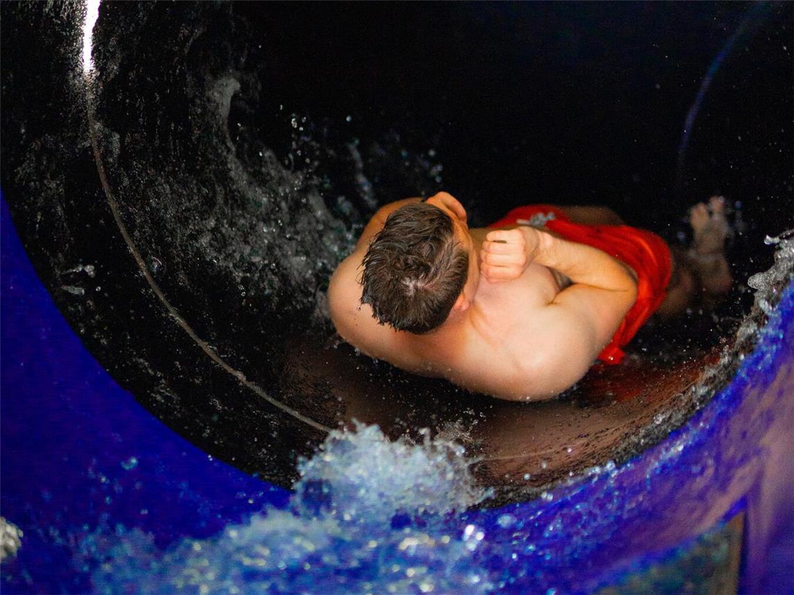 •In der „Black Hole“ wird die Zeit gemessen. Foto: privat