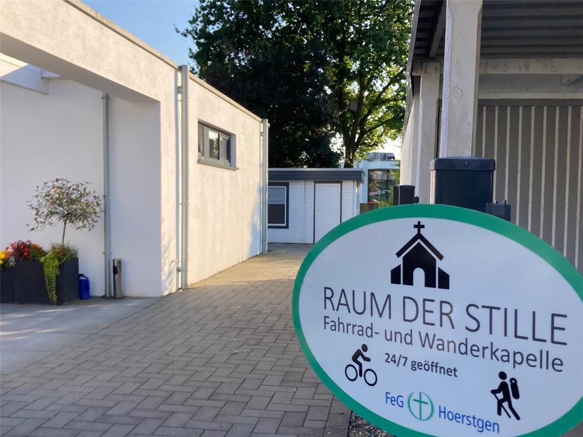 In der Fahrrad- und Wanderkapelle sollen Radfahrer und Fußgänger abseits vom Alltagsstress zur Ruhe und zu sich kommen.Foto: privat