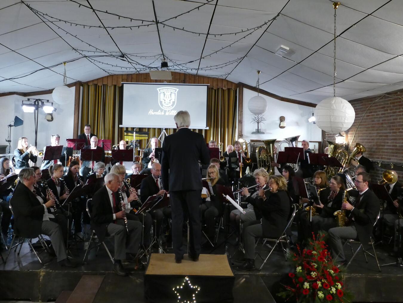 In der Friedenseiche präsentierte der Musikverein Walbeck seine Jahreskonzerte. Foto: privat