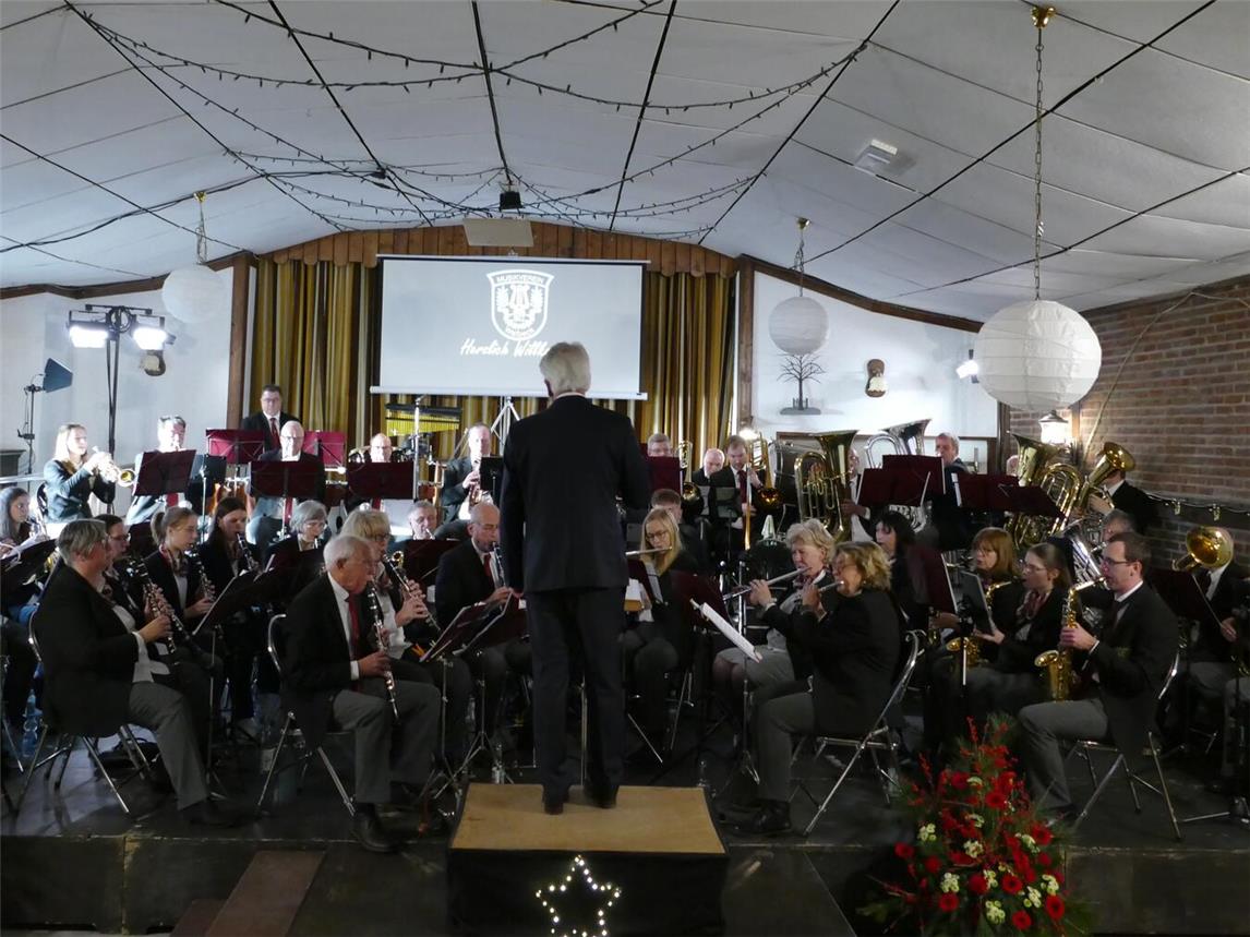 In der Friedenseiche präsentierte der Musikverein Walbeck seine Jahreskonzerte. Foto: privat