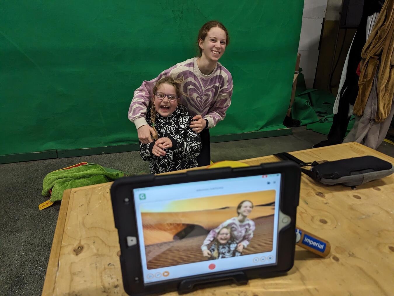 In der Ontdekstation kann man basteln, experimentieren und viel Spaß haben.