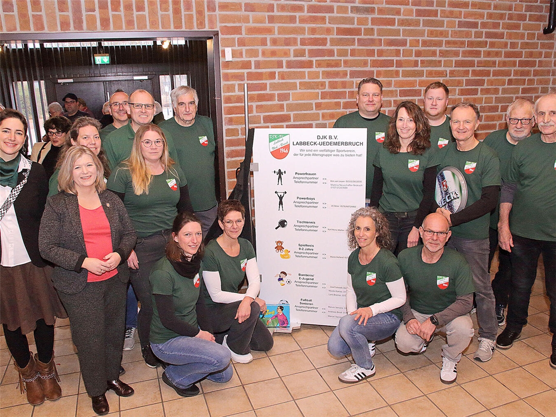 In diesem Jahr stand die DJK Labbeck-Uedemerbruch im Mittelpunkt. NN-Foto: Theo Leie