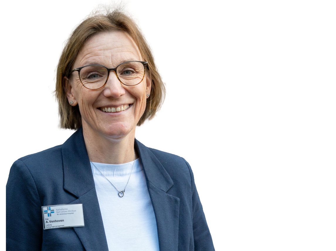 In dieser strategischen Schlüsselfunktion ist Annabell Venhoven für alle drei Krankenhäuser der Trägergesellschaft verantwortlich. Foto: KKLE