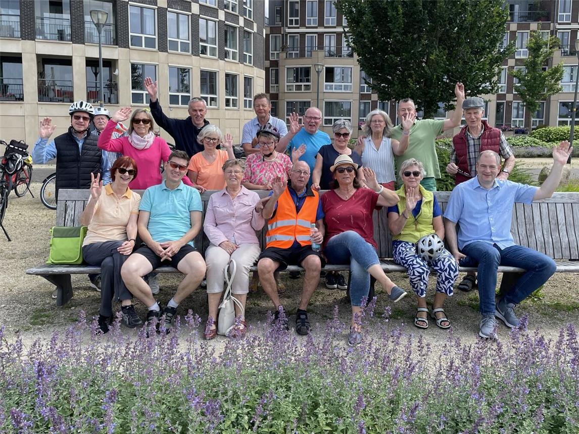 In Doesburg wurde ein erster Stopp eingelegt. Foto: Kneippverein Elten