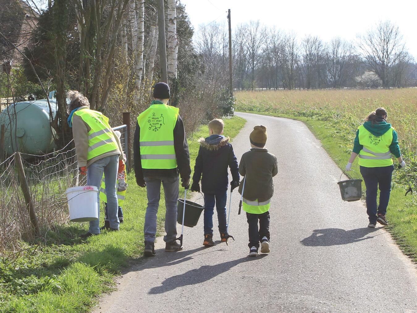 In Hommersum machen sich die Helfer am Samstag auf den Weg. Foto: privat