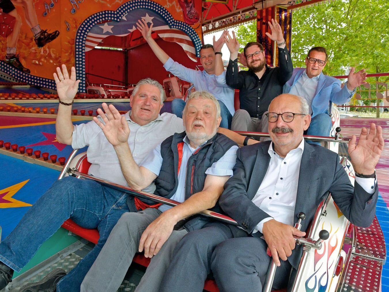 In Kleve freut man sich auf den Start der Kirmes. Los geht es am Samstag. NN-Foto: Rüdiger Dehnen