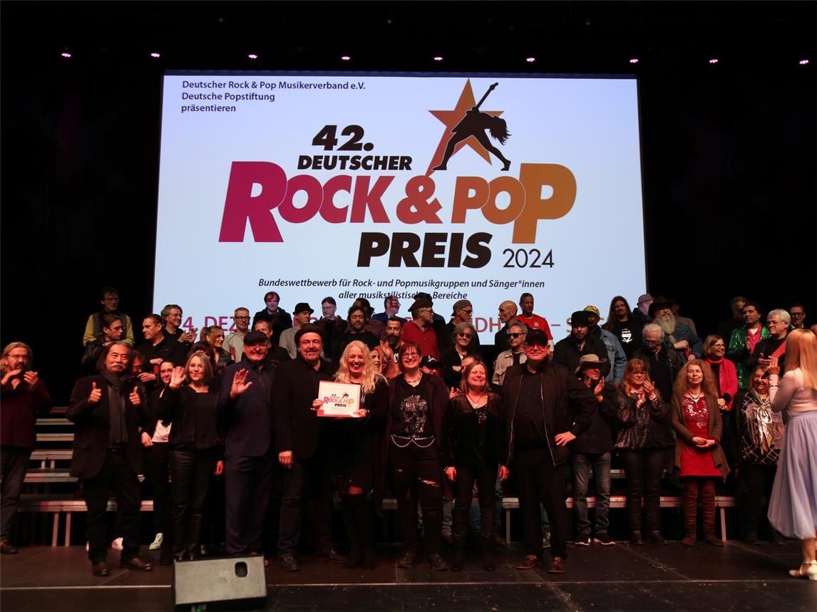 In Siegen wurde der 42. Deutsche Rock & Pop Preis verliehen.Foto: Holger Scholl 
