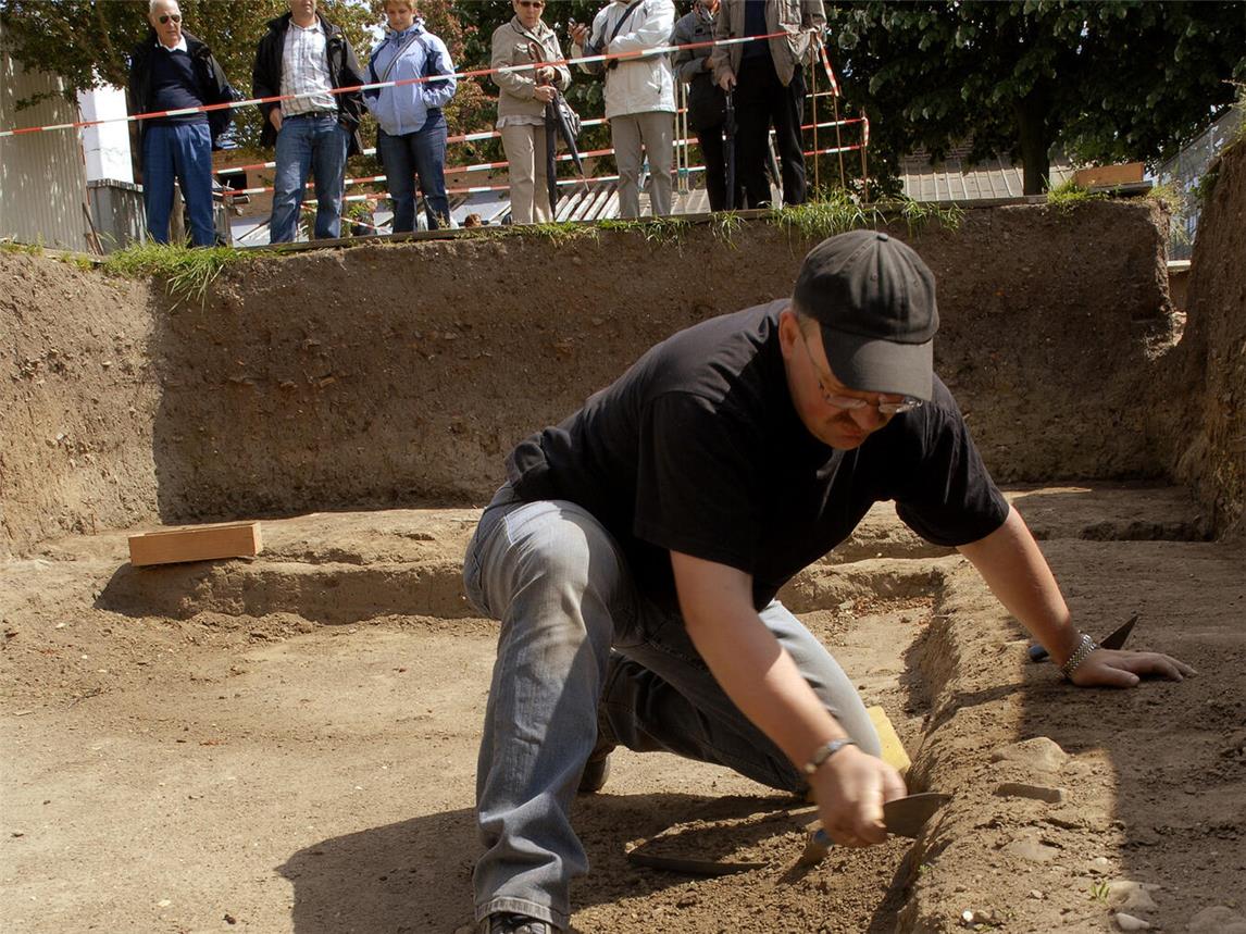 Interessierte können im APX eine Ausgrabung hautnah erleben. Foto: Olaf Ostermann