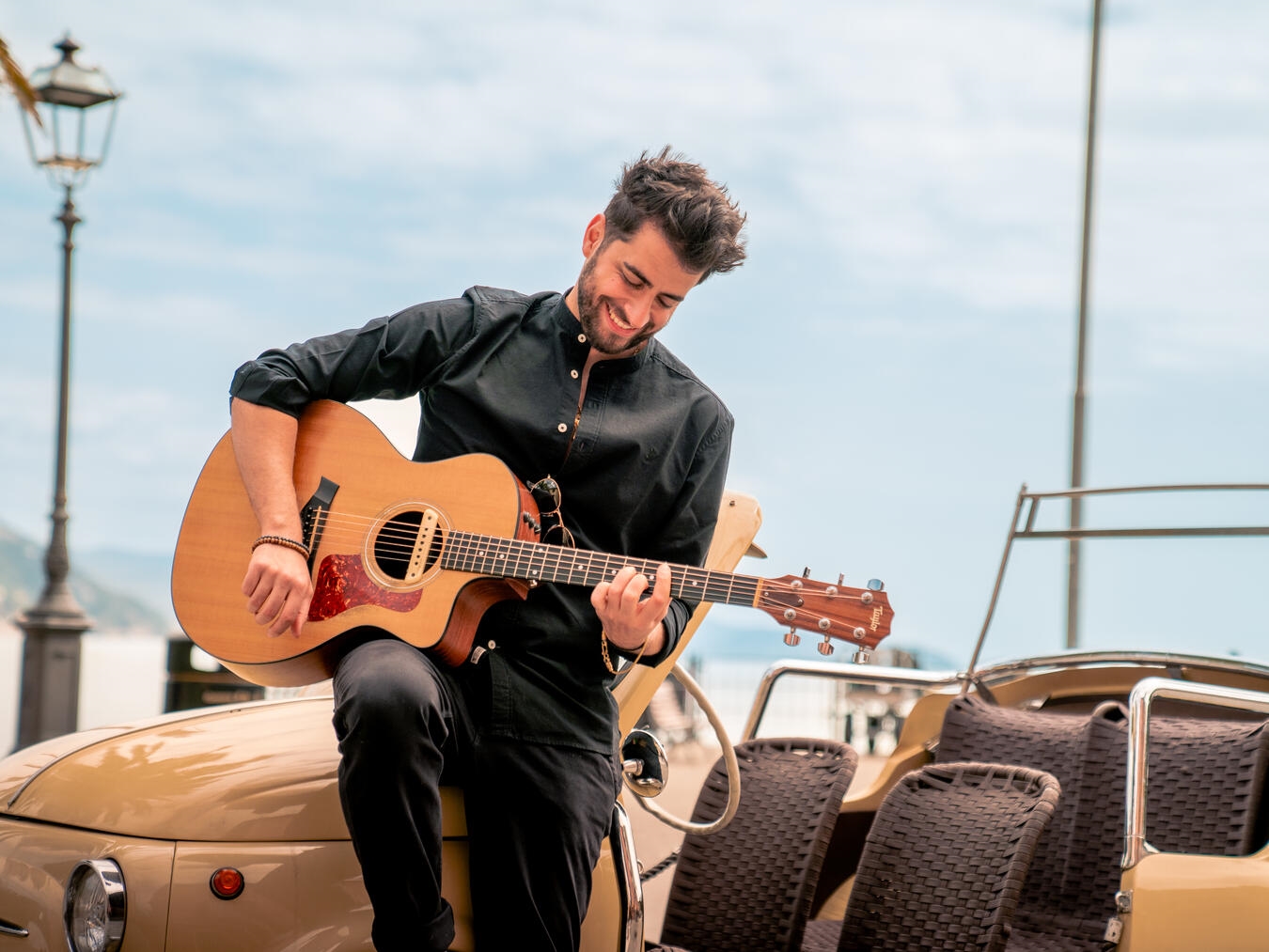 "Sommerabend mit italienischen Köstlichkeiten und Livemusik von Christian Meringolo, Foto von Fabian Kahl"