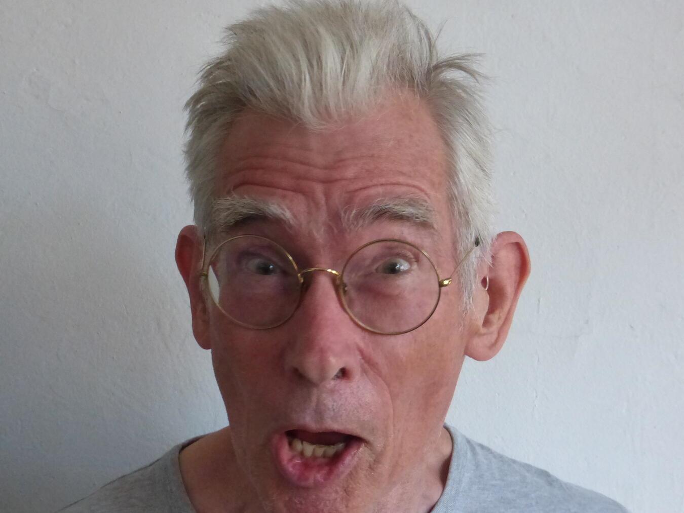 Jaap Blonk gastiert im ArToll Kunstlabor. Foto: Andy Moor