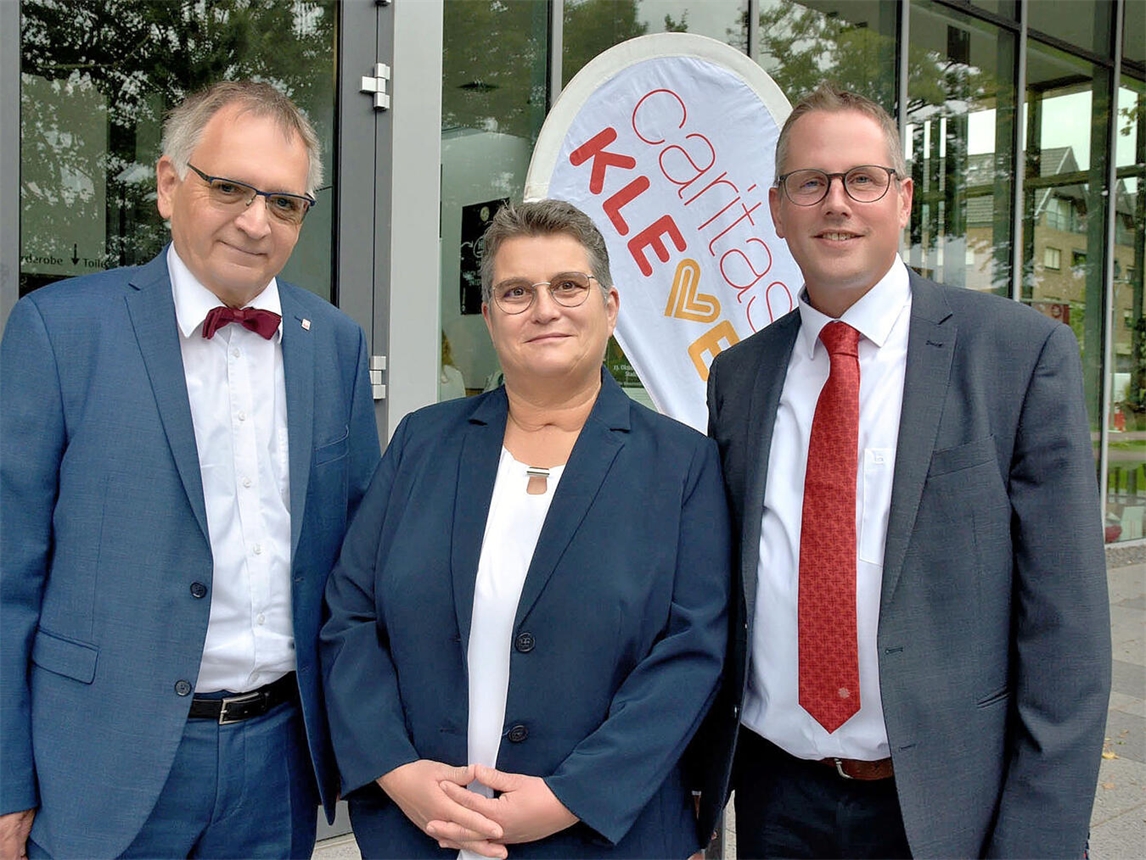 "Caritas Jahresempfang: Rainer Borsch, Martina Hoferichter, Holger Hagemann"