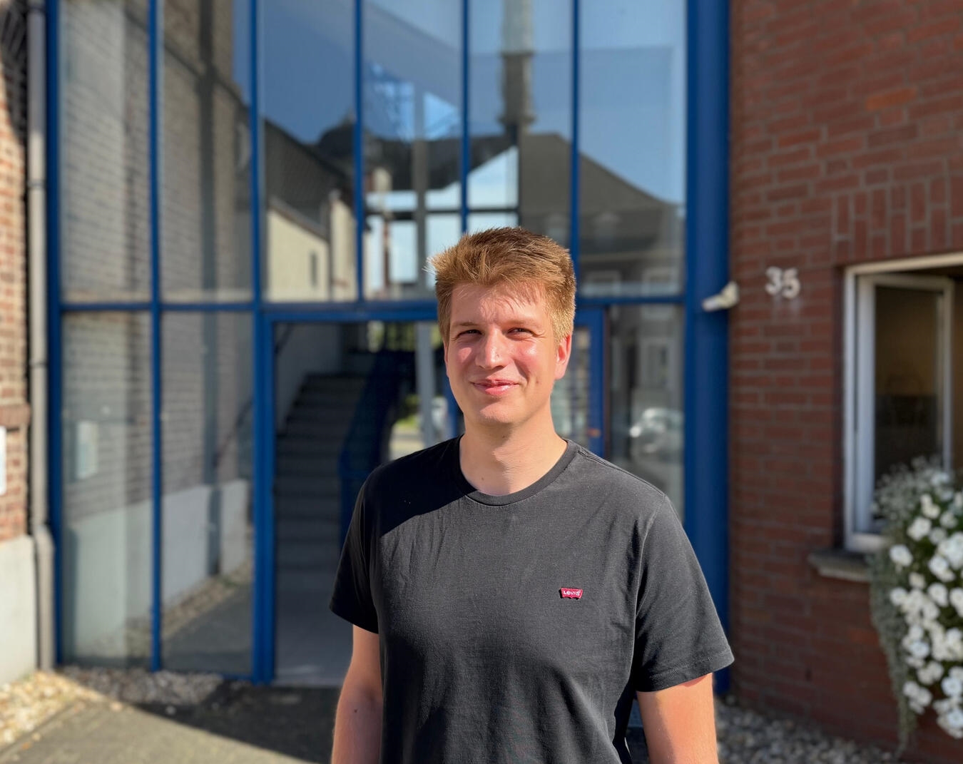 Jan Heckes vom Caritasverband berät junge Menschen zur Selbstständigkeit, Geldern-Kevelaer. Foto: Caritasverband Geldern-Kevelaer.