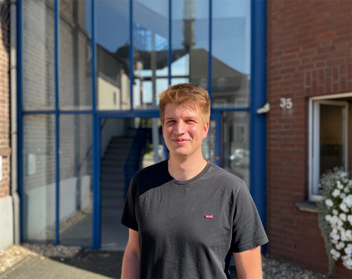 Jan Heckes vom Caritasverband berät junge Menschen zur Selbstständigkeit, Geldern-Kevelaer. Foto: Caritasverband Geldern-Kevelaer.