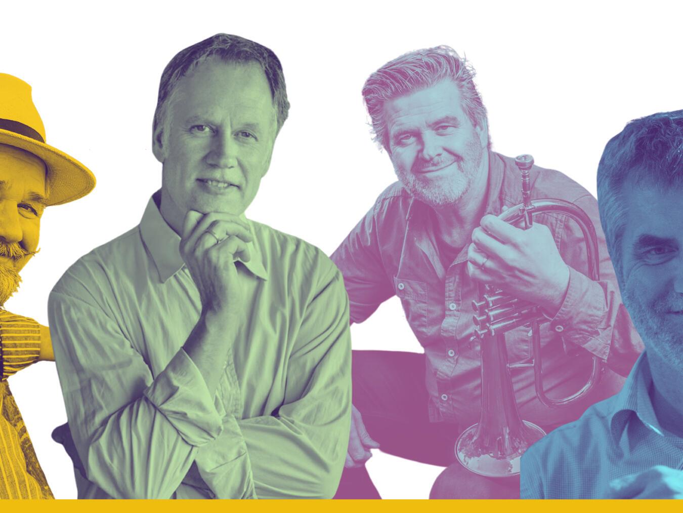 Jan Wessels, Sebastian Altekamp, Ruud Ouwehand und Sebastian Netta bilden das musikalische Ensemble. Foto: Wald & Wiesen