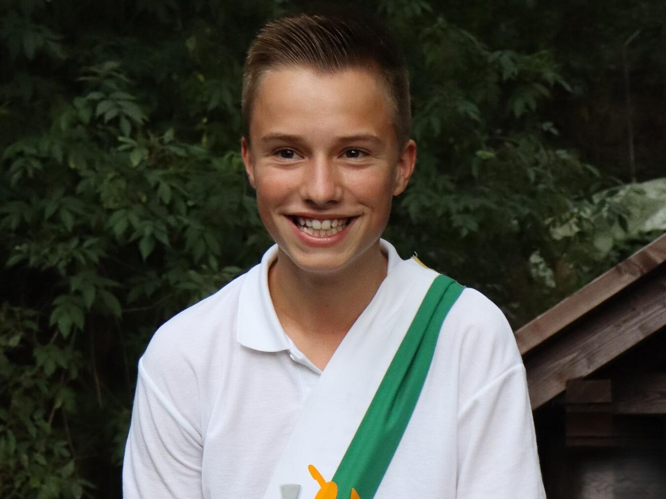 Jannes Adams wird zum Jubiläumsprinzen gekürt. Foto: St. Hubertus Schützen