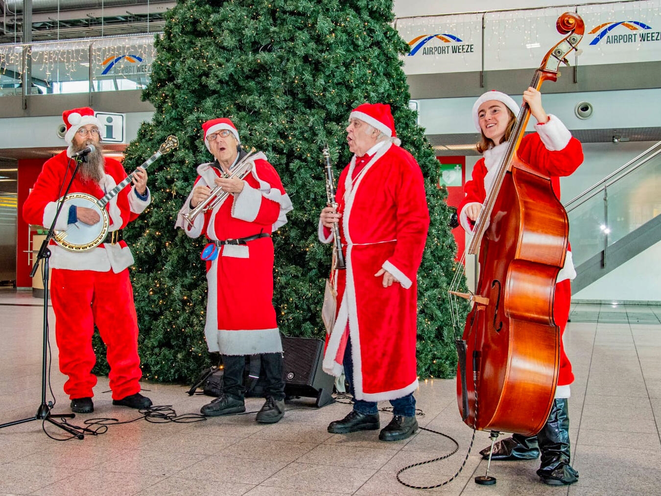 „Jazz im Glück“ bringt Weihnachtsstimmung und Dixieland-Swing. Foto: Jazz im Glück