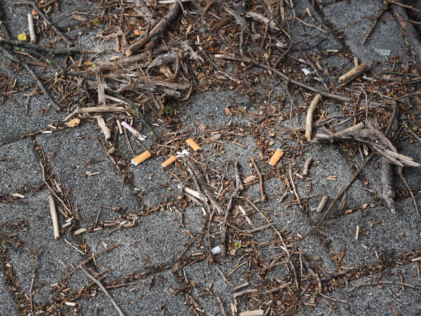 "Zigarettenstummel im Aschenbecher schützt Umwelt und Gewässer vor Verschmutzung, Stadt Rheinberg."