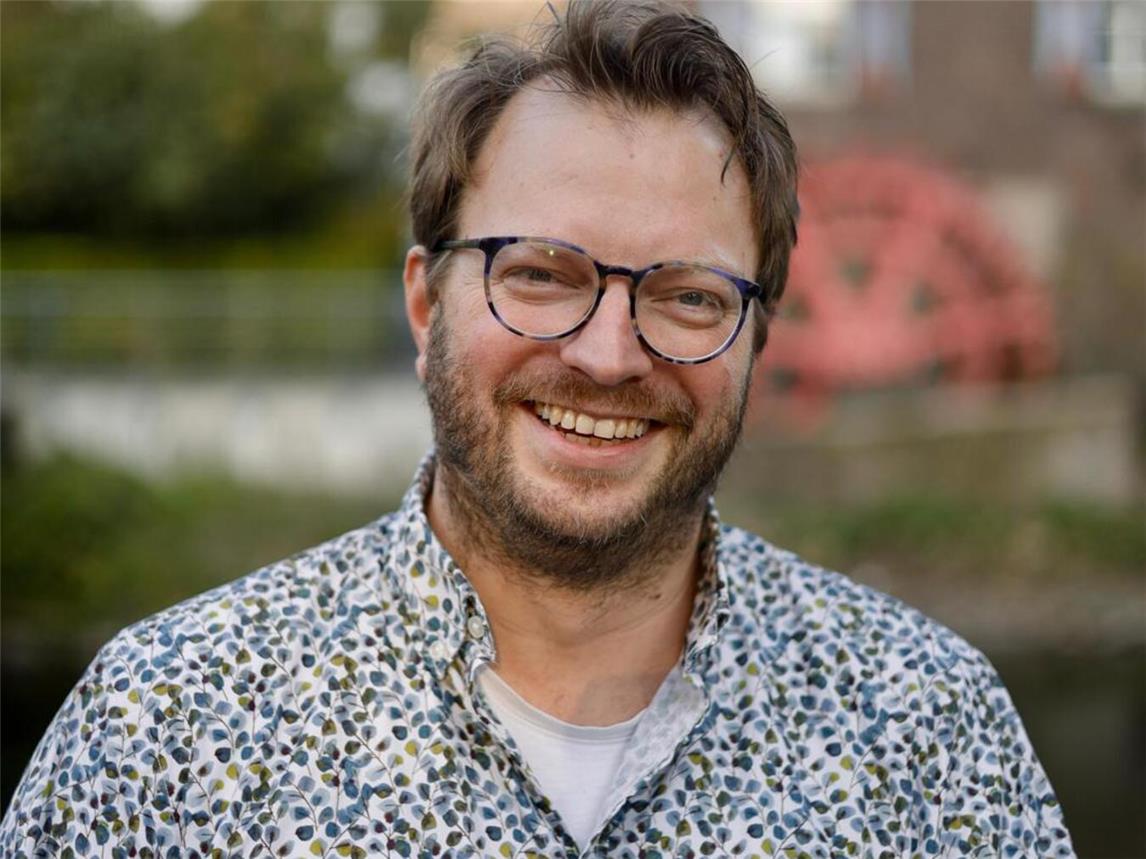 Jerome Vermaten möchte neuer Bürgermeister werden. Foto: P. Thüs