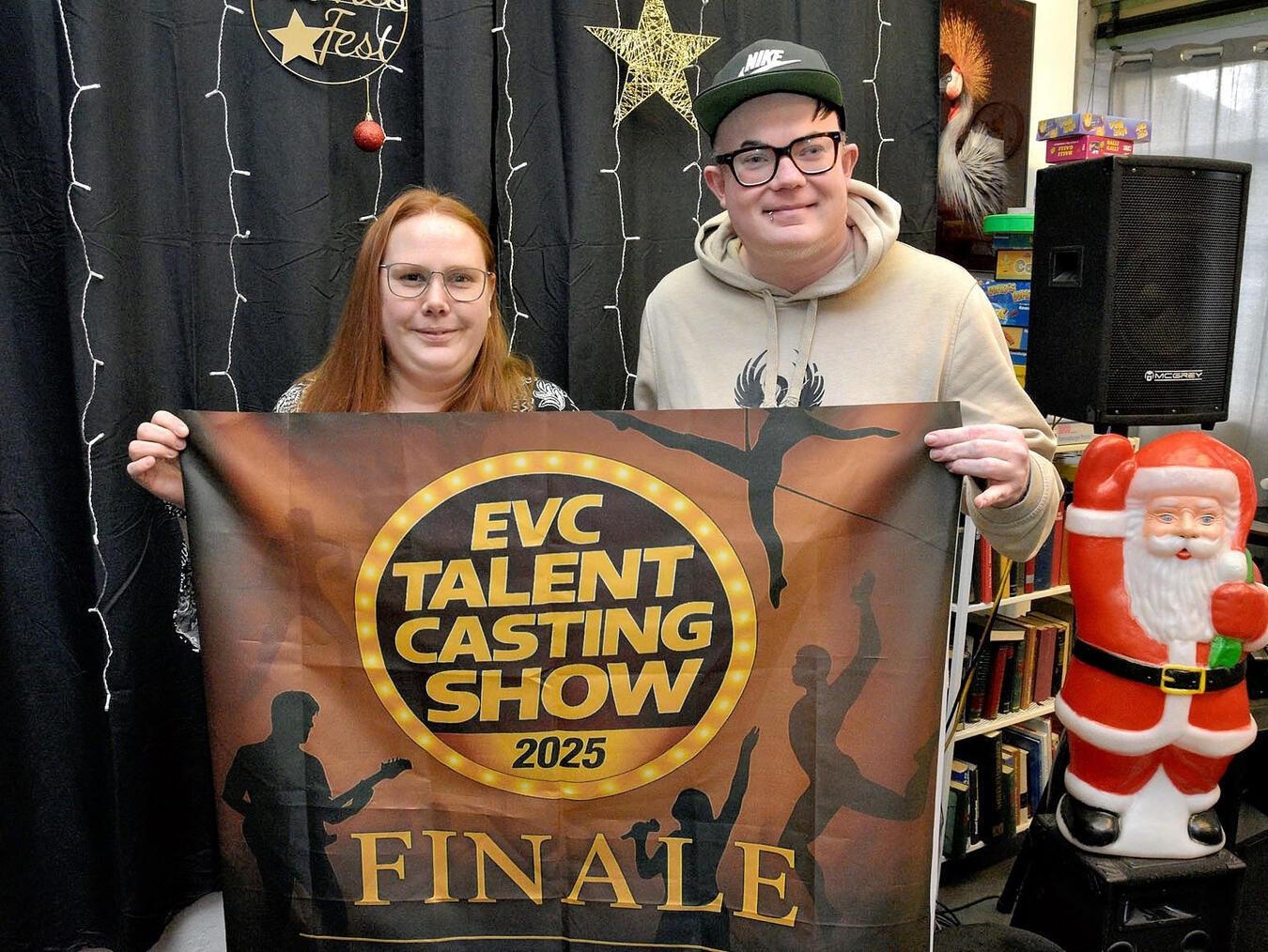 Jessika und André Müller von Electric Visions Cleve (EVC) freuen sich auf das große Finale. NN-Foto: Rüdiger Dehnen