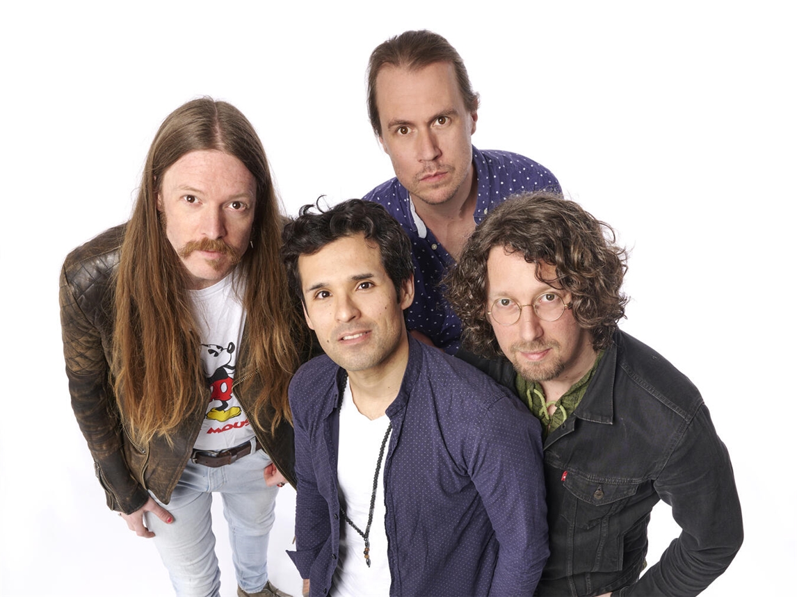 Jin Jim, das sind Daniel Manrique-Smith, Johann May, Ben Tai Trawinski und Nico Stallmann. Foto: Manfred Pollert