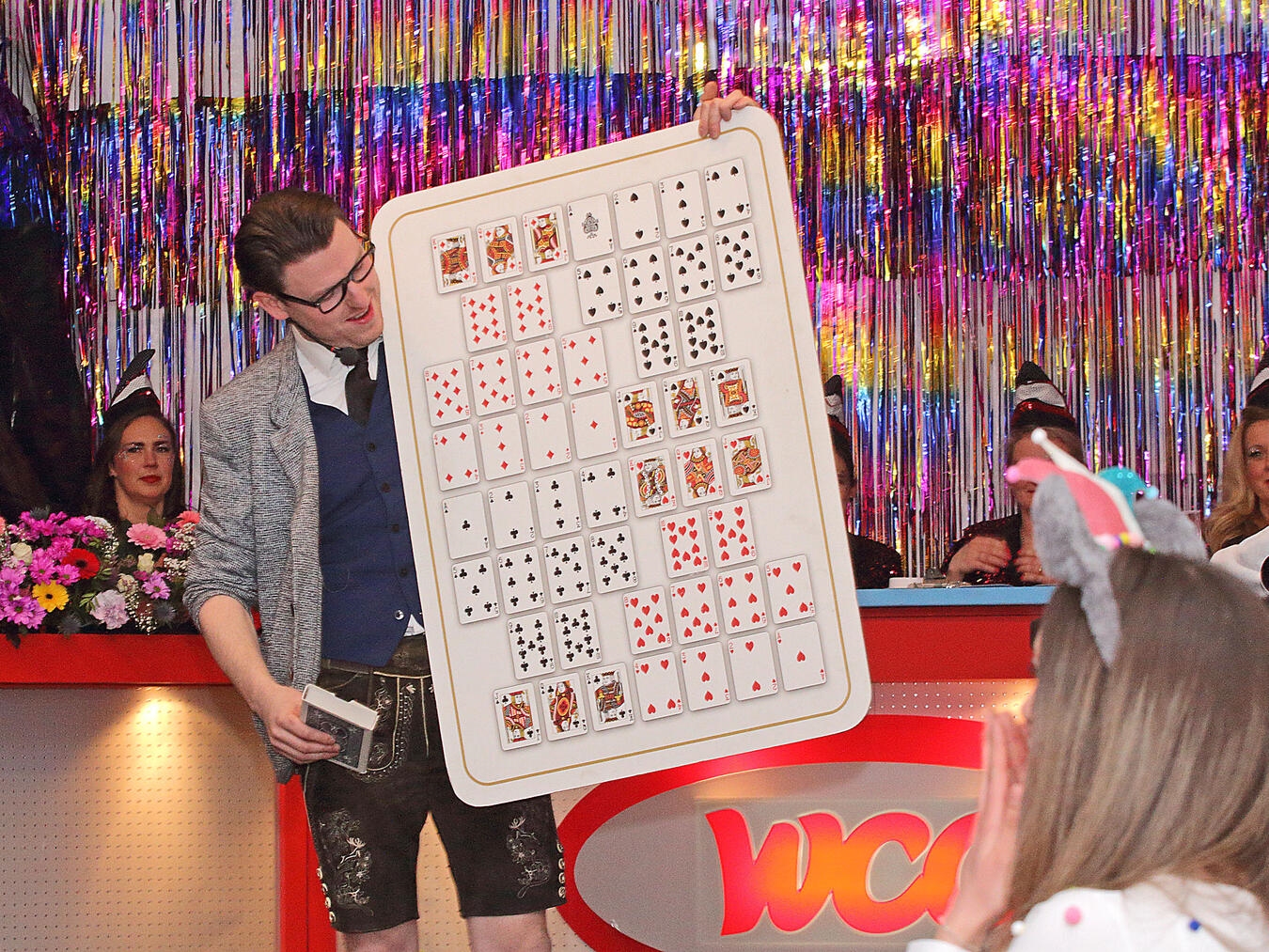 Josef-Emil Blockwurst begeisterte das närrische Publikum. 