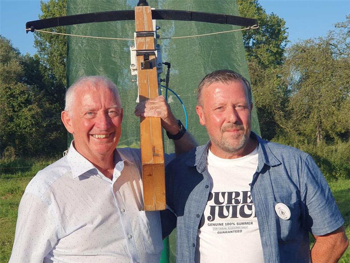 Jürgen Kluth (l.) und Markus Hofmeister (r.) duellierten sich. Foto: privat
