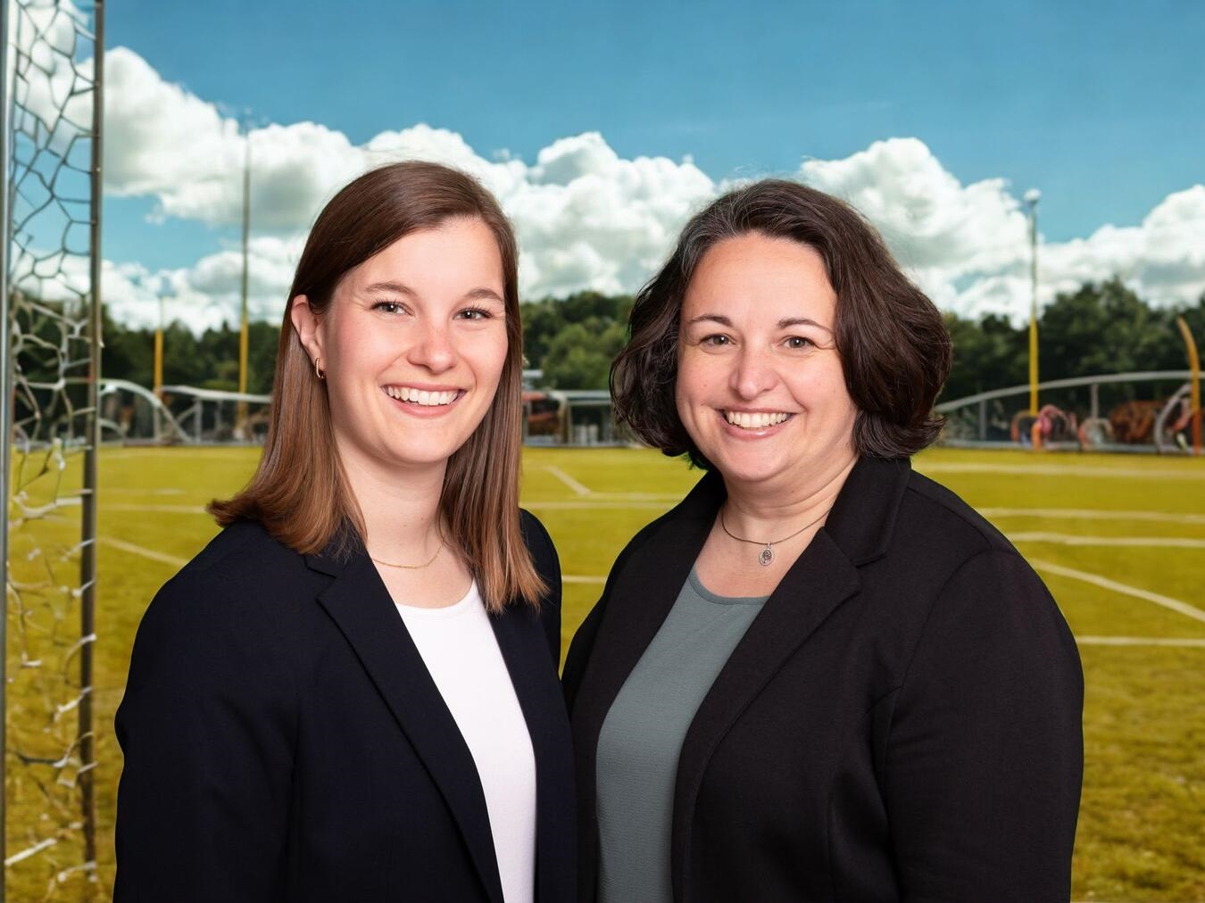 "Jule Laarmanns und Anna-Kristin Seifert freuen sich auf das Kinderfest, CDU Bedburg-Hau"