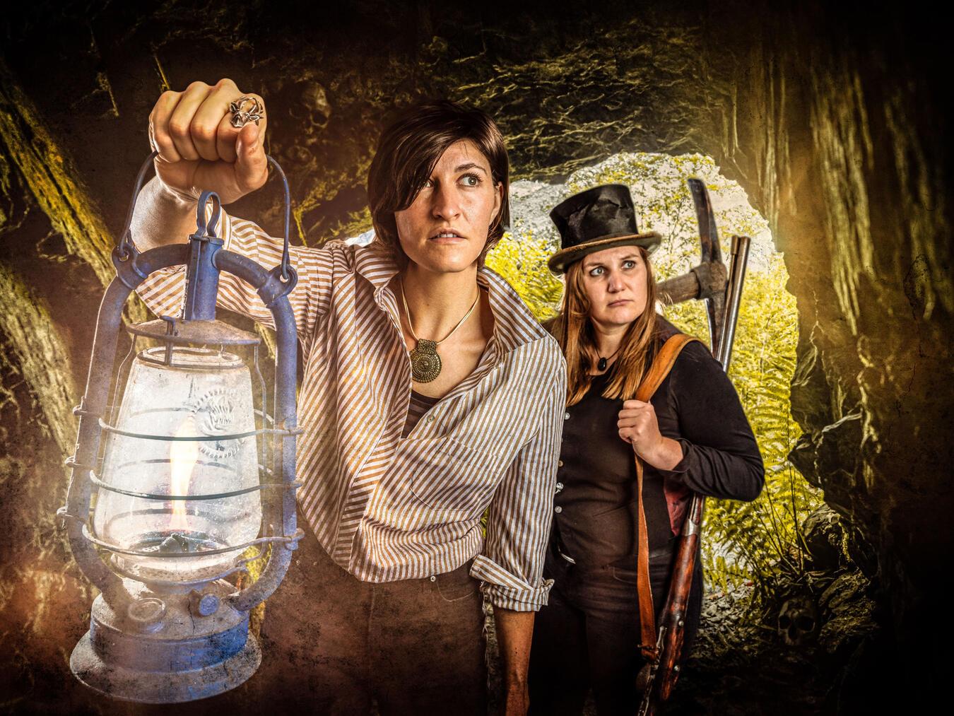 Julia  Fischer und Karin Rabhansl bilden das Duo Fischer&Rabe .Foto: Bilderbube