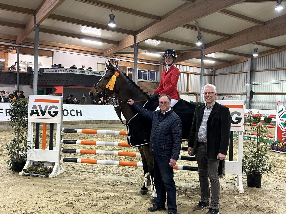 Katrin Eckermann konnte nach einem spannenden Stechen die Prüfung für sich entscheiden. Foto: privat