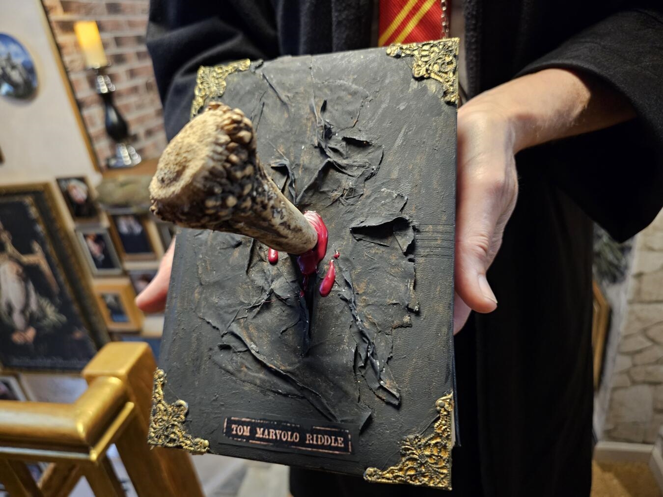 Eine magische Welt mitten in Wemb "Handgemachtes Tagebuch des Tom Riddle von Ilona Balon, kunstvoll und detailreich gestaltet, ohne Plastikkitsch."