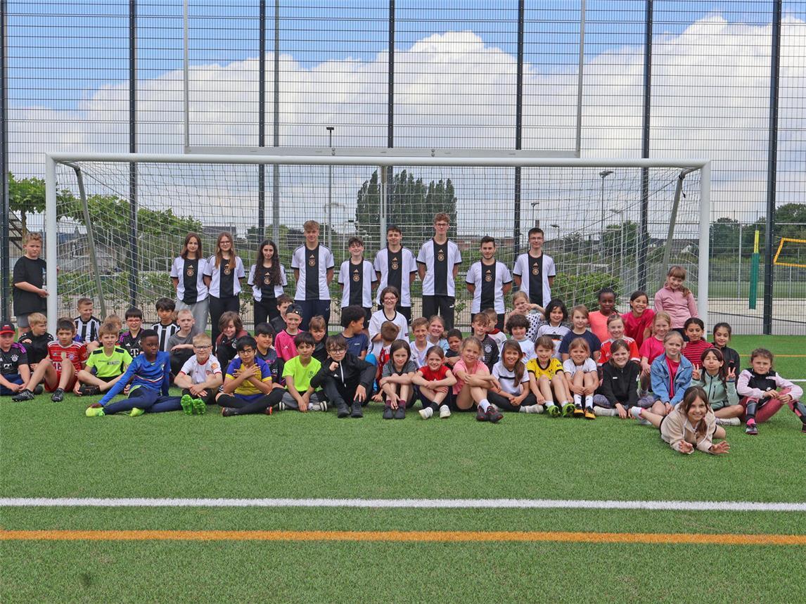 Kinder und Coaches hatten viel Spaß.Foto: KKRS