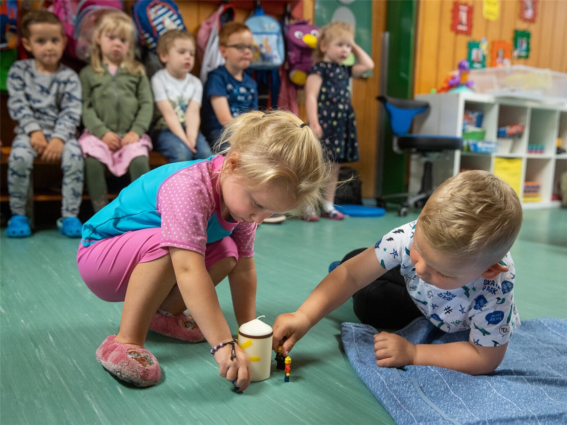 Kinderbibeltag in der Kita Christ König Oberhausen. Foto: Bistum Münster/Achim Pohl
