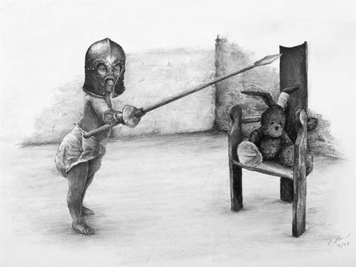 Klaus Busch „Der junge Siegfried“ (2007). Foto: VG Bild-Kunst, Bonn 2025