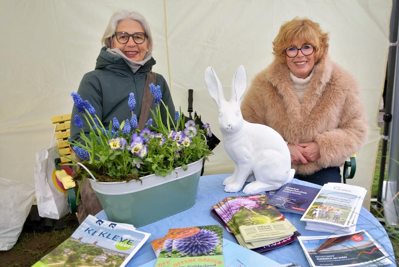 Kleve. Haus Riswick, Kleve, Ostermarkt
