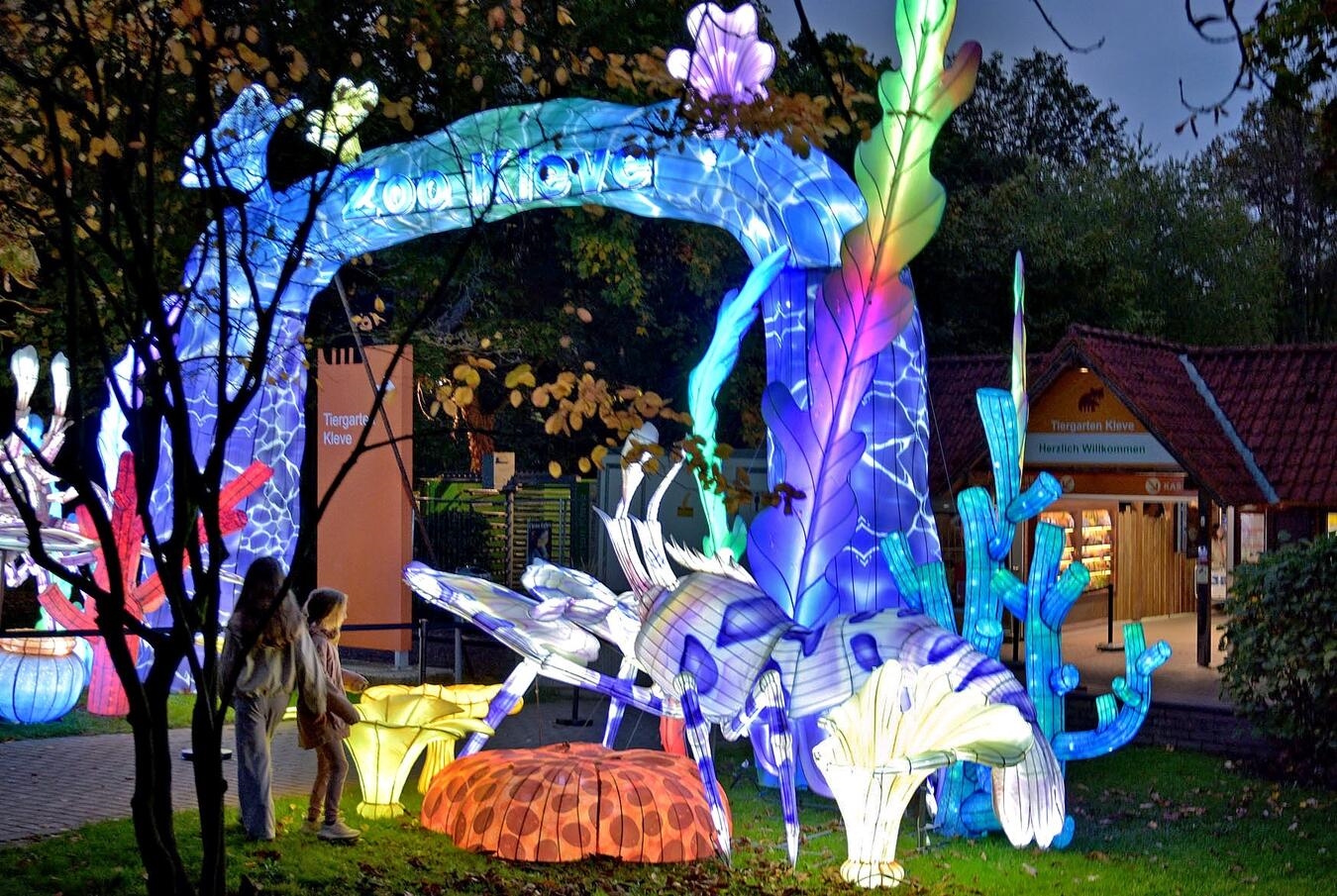 Kleve, Tiergarten„ China Lights