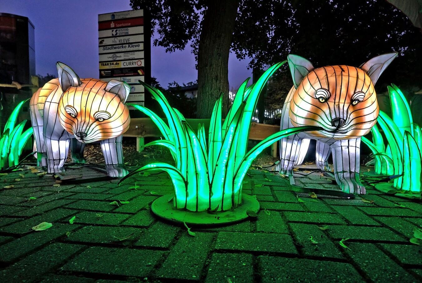 Kleve, Tiergarten„ China Lights