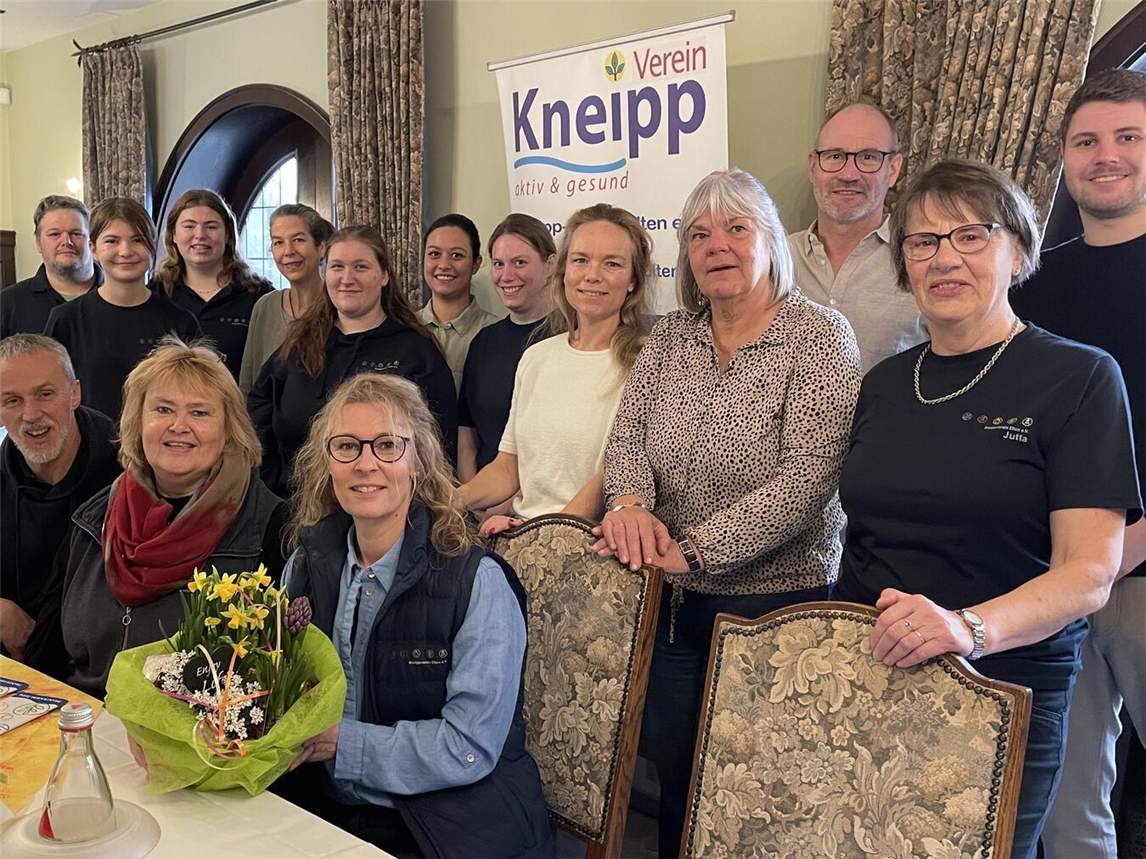 Kneipp-Vorstandsmitglieder und Übungsleiter trafen sich zum traditionellen Dankeschön-Frühstück in Elten. Foto: privat