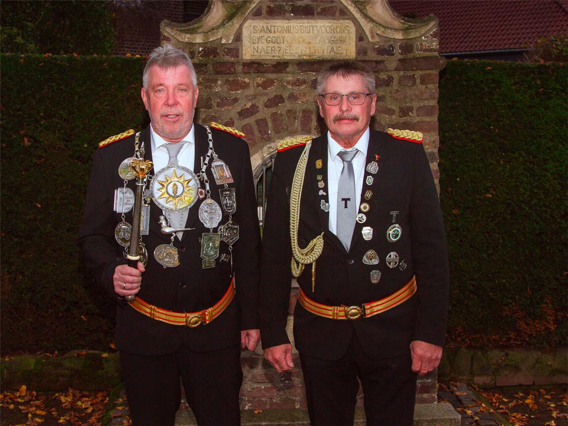 König Charles Verheyden (l.) hat sich als Adjutanten für Dirk Schuler entschieden. Foto: privat