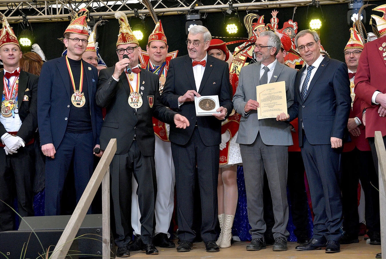 Kranenburg, Prinzenfruehschoppen mit Verleihung des Kranichordens