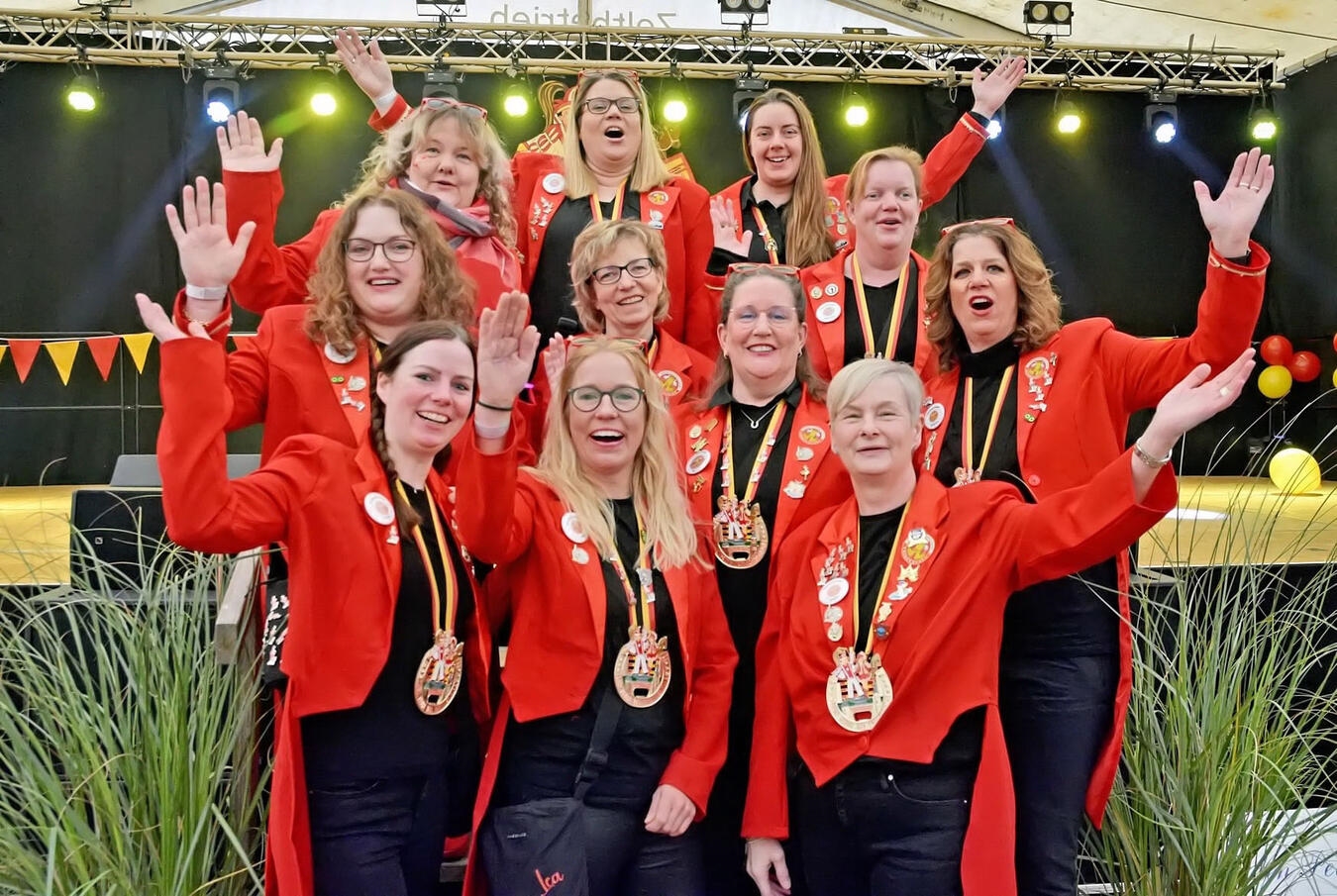 Kranenburg, Prinzenfruehschoppen mit Verleihung des Kranichordens