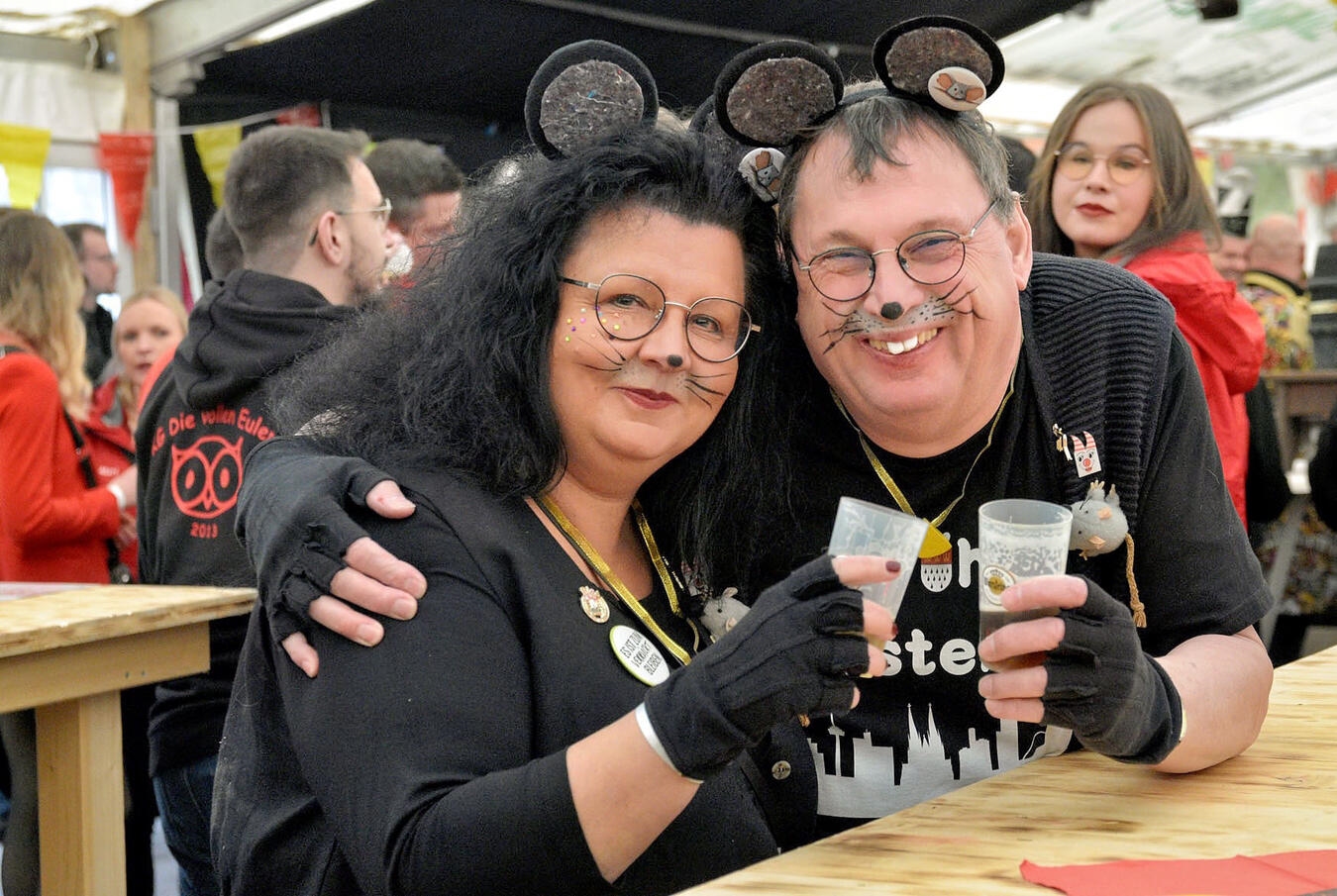 Kranenburg, Prinzenfruehschoppen mit Verleihung des Kranichordens