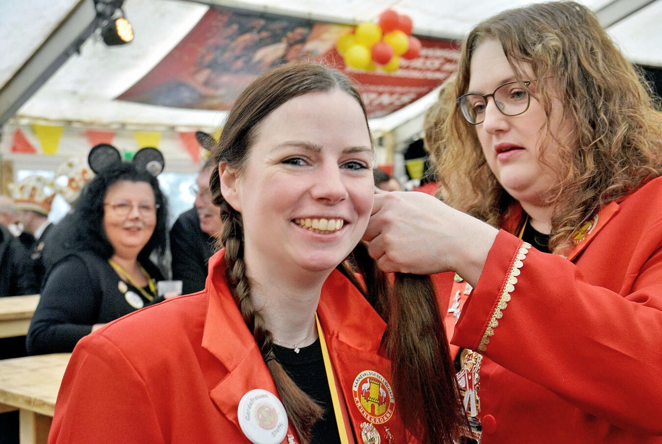 Kranenburg, Prinzenfruehschoppen mit Verleihung des Kranichordens