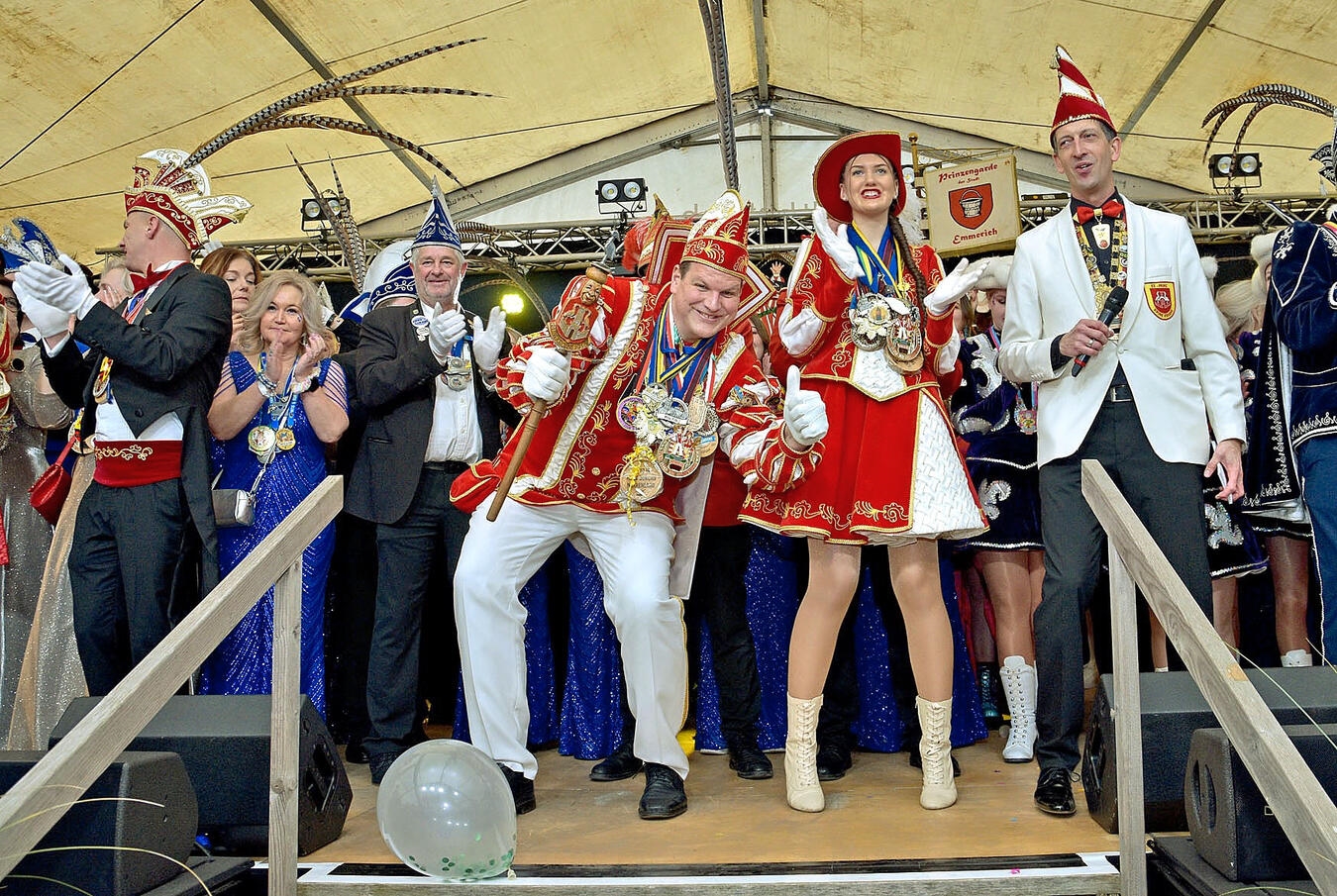 Kranenburg, Prinzenfruehschoppen mit Verleihung des Kranichordens